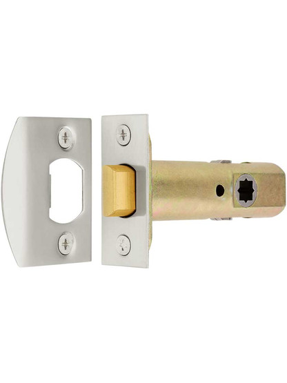 Premium Passage Tubular Door Latch with Solid Brass Face & Strike Plates